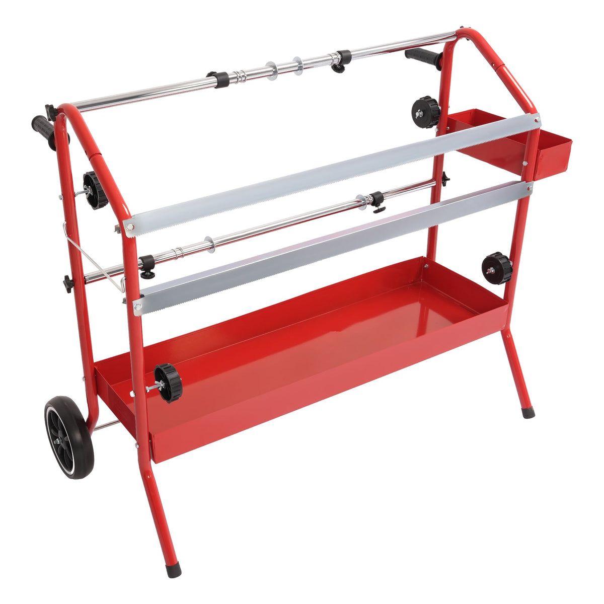 36" Mobile Multi-Roll Masking Paper Machine Dispenser Storage Tray Cutting Blade