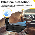 For Nissan Rogue 17-20 18 Front Bumper Fog Light Lamp Covers Grille Left+Right
