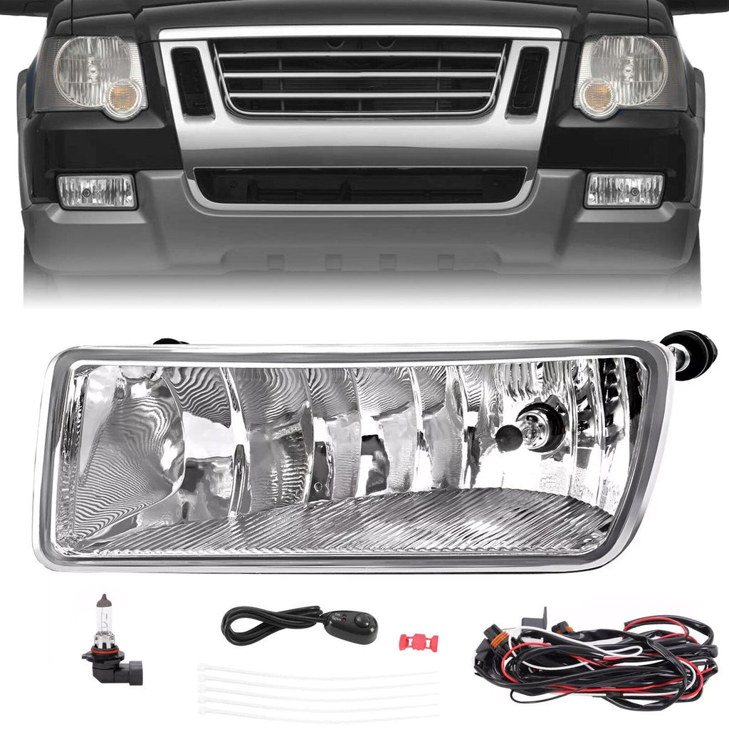 Left Driver Side Fog Light For Ford Explorer 06-10/Explorer Sport Trac 07-10