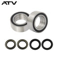 Both Front Wheel Bearing Seal Kits For Honda Rancher 350 4x4 & Rancher 400 4x4