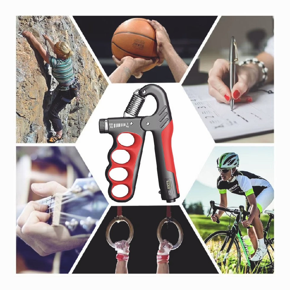 Adjustable Grip Strength Trainer 5‑100kg Hand Gripper for Men & Women | Workout