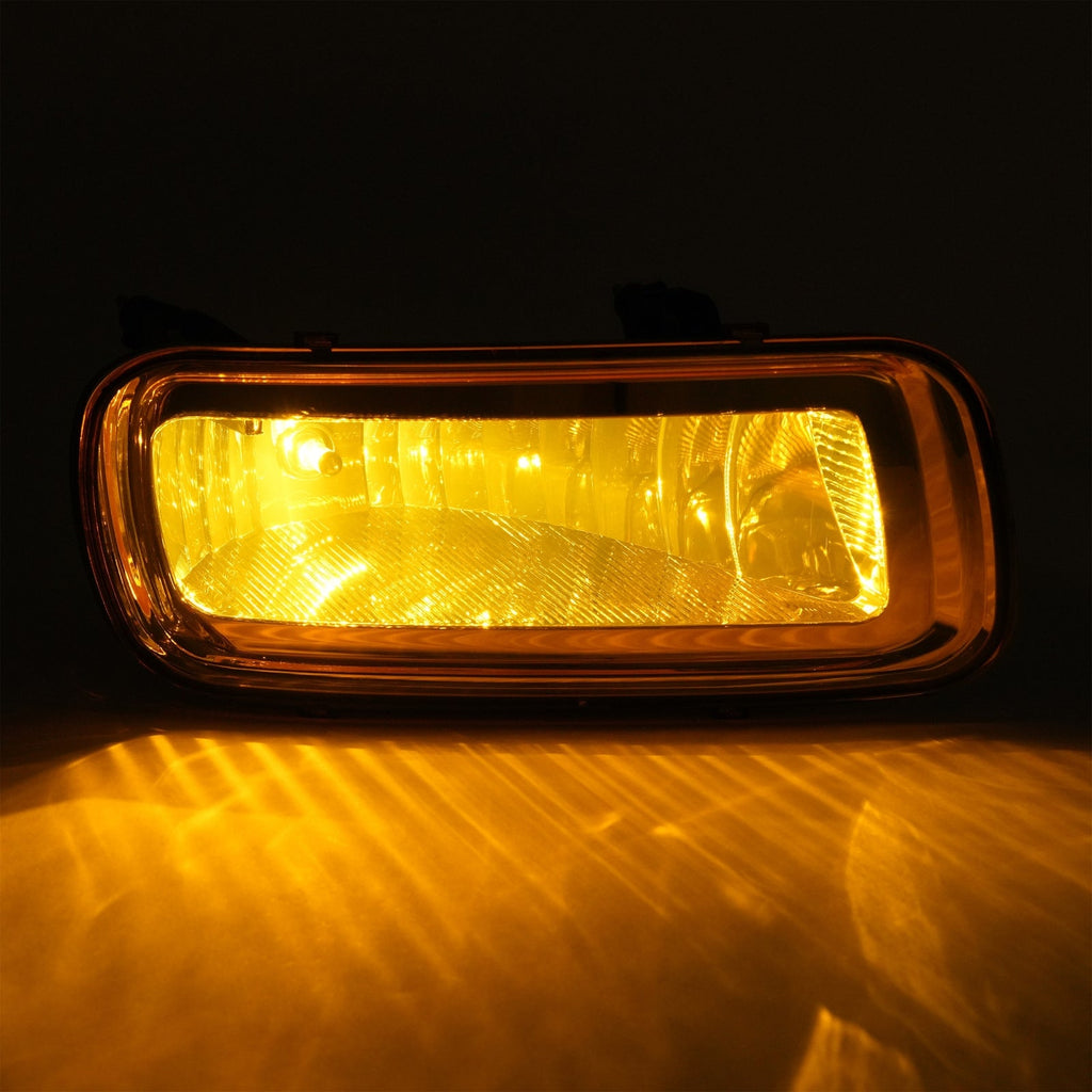2PCS Yellow Lens Front Left & Right Fog Lights Lamps For Ford F150 F-150 2004-06