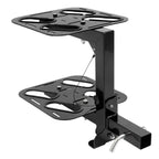 Folding Hitch-Mounted Ski Snowboard Rack 2" Receiver Holds 4 Pairs of Skis