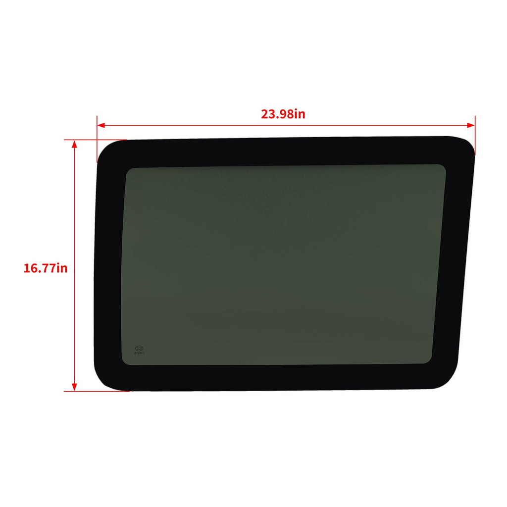 Fit Jeep Wrangler 2007-2010 Rear Left Driver Door Window Glass Dark Replacement