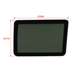 Fit Jeep Wrangler 2007-2010 Rear Left Driver Door Window Glass Dark Replacement