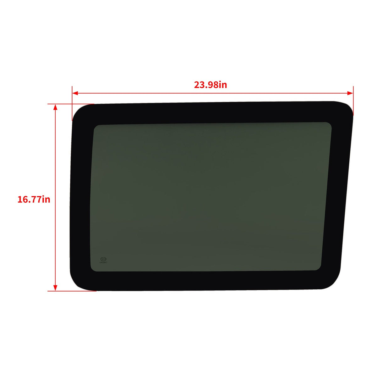 Fit Jeep Wrangler 2007-2010 Rear Left Driver Door Window Glass Dark Replacement