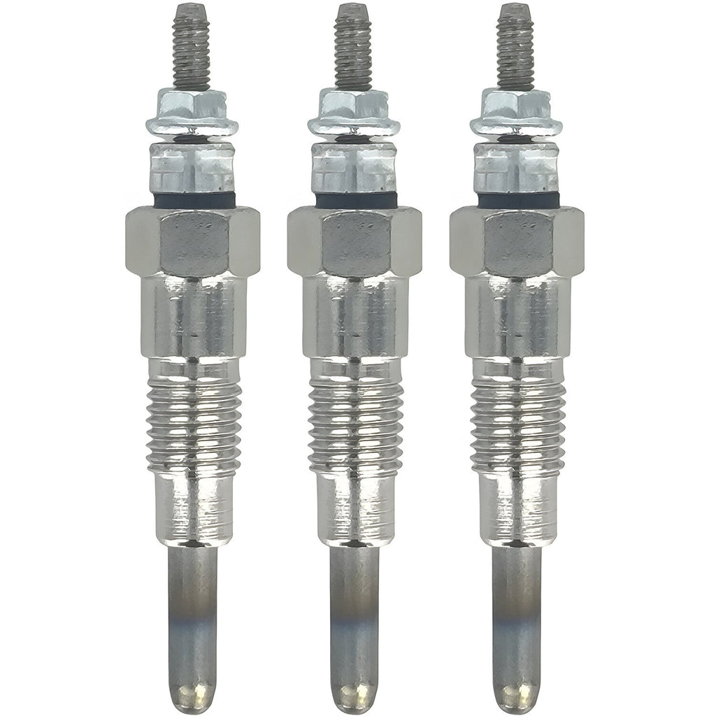 3X Glow Plug for Hinomoto Tractors E1804 E2002 E2004 E2302 E2304