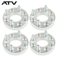 4PCS 1" Wheel Spacers 4x4 4x101.6 1/2"x20 For Golf Carts For EZGO Club Cars