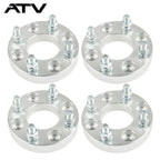 4PCS 1" Wheel Spacers 4x4 4x101.6 1/2"x20 For Golf Carts For EZGO Club Cars