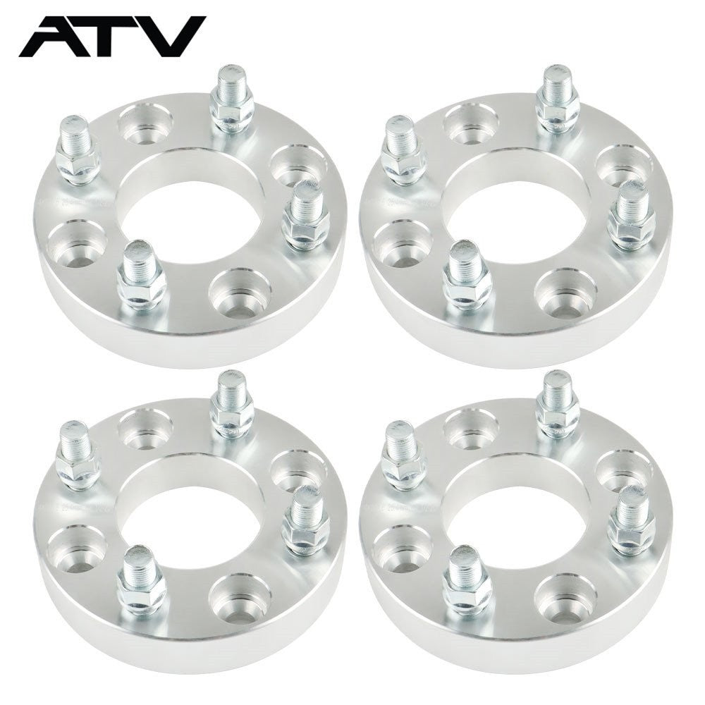 4PCS 1" Wheel Spacers 4x4 4x101.6 1/2"x20 For Golf Carts For EZGO Club Cars
