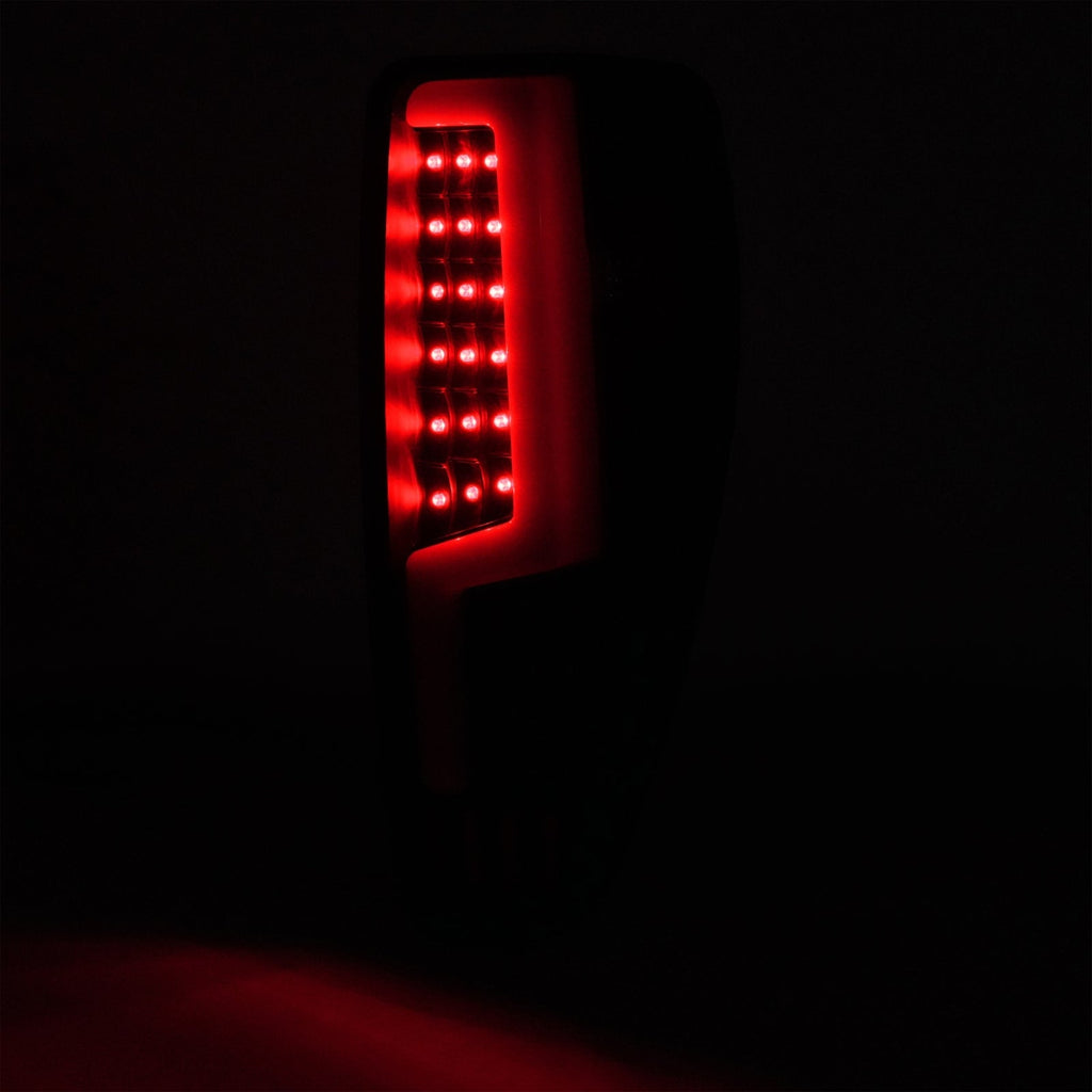 For 2004-2012 Chevy Colorado Canyon Full LED Tail Lights Brake Lamps Black Smoke