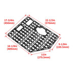Side Bed Left Right Molle Panel Accessories For Ford F150 F-150 2015-2022 Truck
