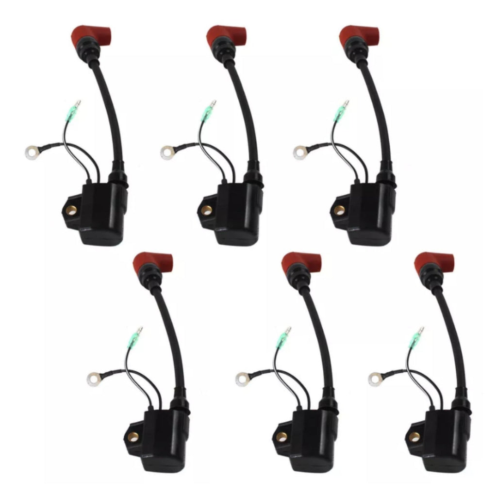 6X Ignition SET 6R3-85570-01 00 for Yamaha Outboard 100HP 175 200 225HP 2 Storke