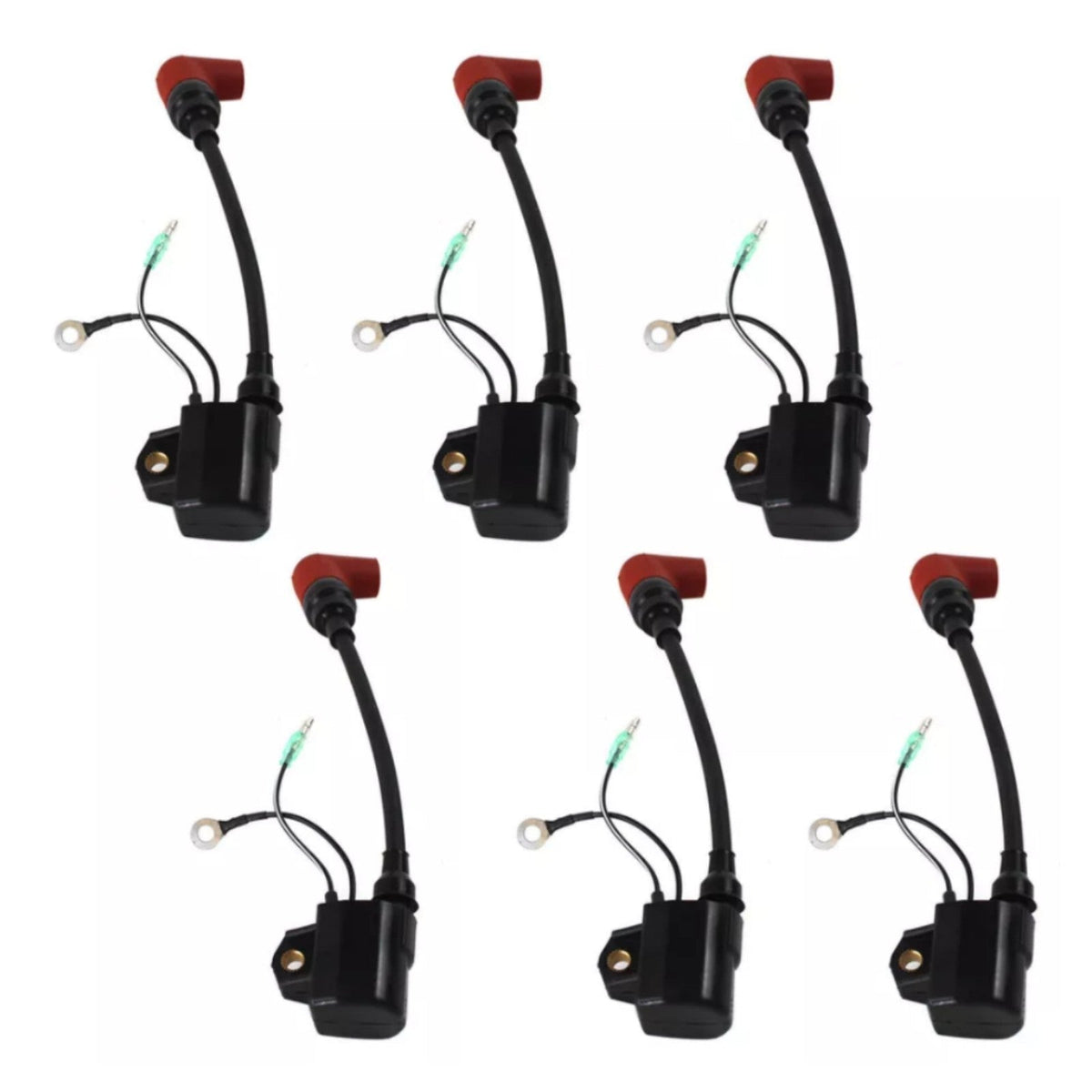 6X Ignition SET 6R3-85570-01 00 for Yamaha Outboard 100HP 175 200 225HP 2 Storke