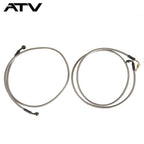 Extended Front & Rear Brake Lines Fit for Polaris RZR 800 S 4, RZR XP 900, 570