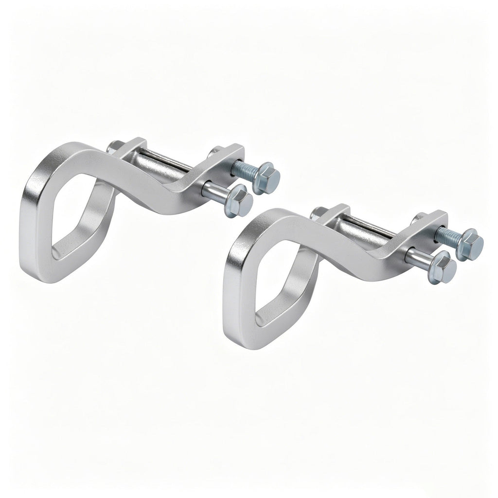 2X Front Chrome Tow Recovery Hooks w/Bolts #84195902 For GMC Sierra 1500 2019-26