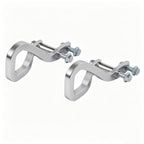 2X Front Chrome Tow Recovery Hooks w/Bolts #84195902 For GMC Sierra 1500 2019-26