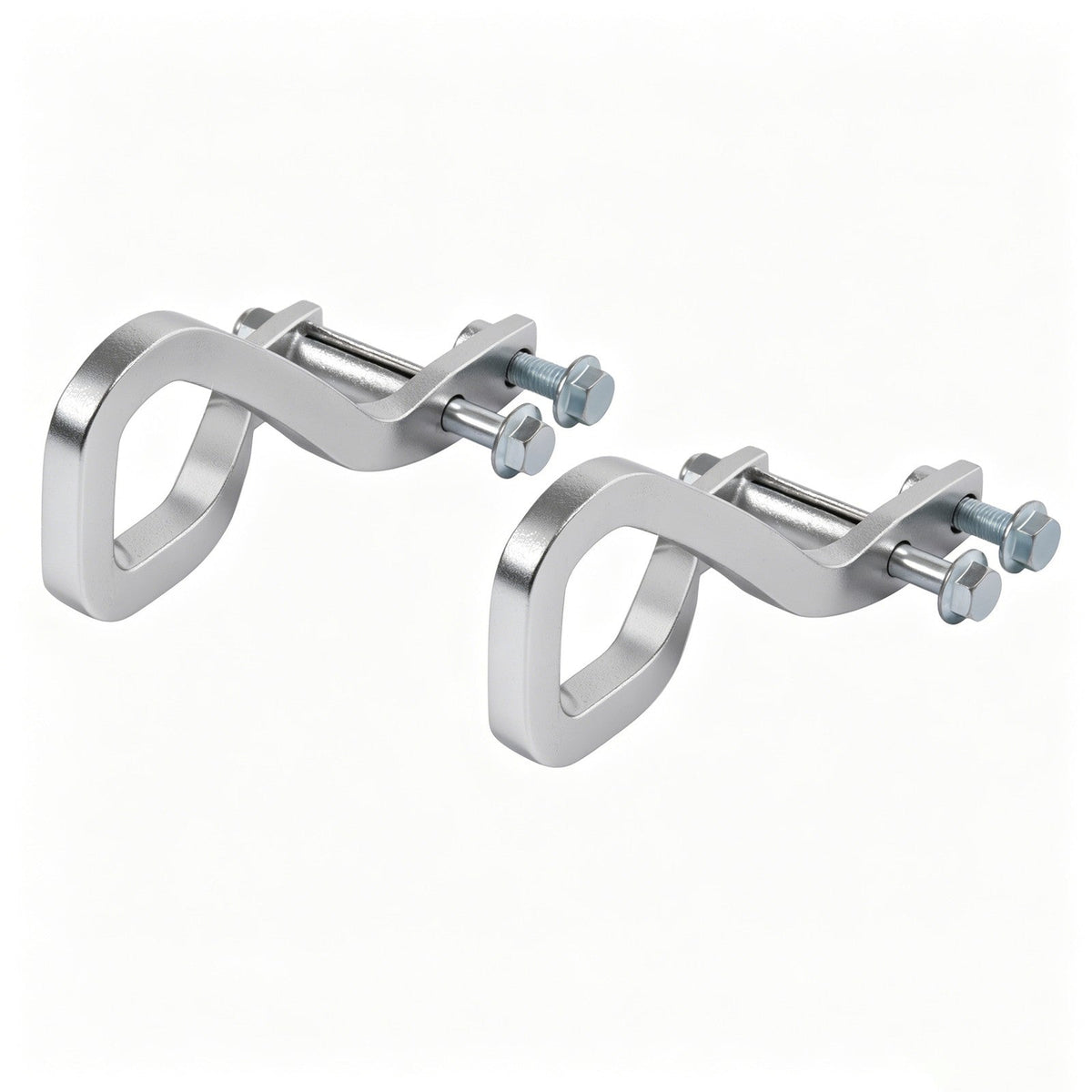 2X Front Chrome Tow Recovery Hooks w/Bolts #84195902 For GMC Sierra 1500 2019-26