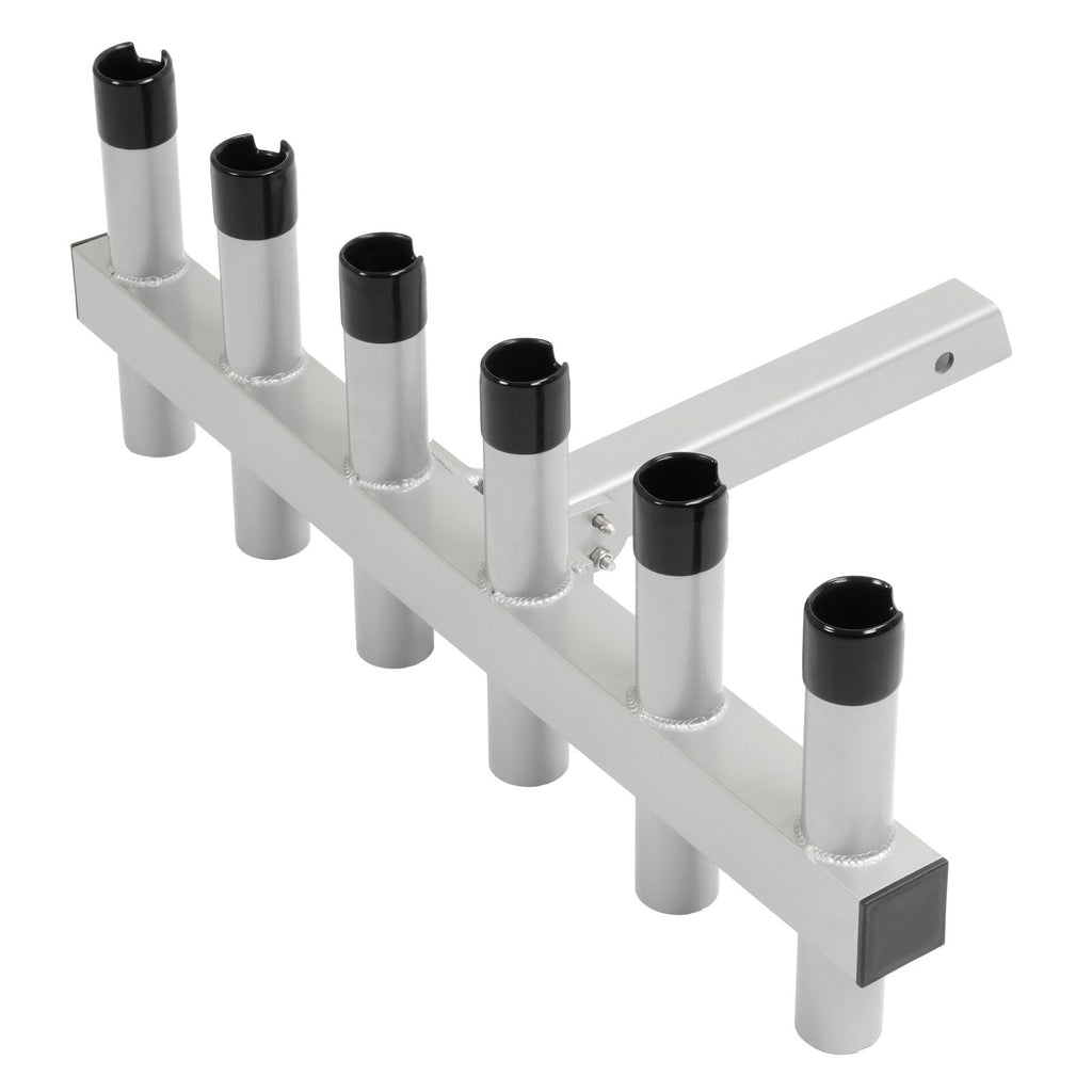 6 Rod Extender Fishing Rod Holder Hitch Mount Rack Truck 2" Receiver Adjustable