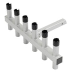 6 Rod Extender Fishing Rod Holder Hitch Mount Rack Truck 2" Receiver Adjustable