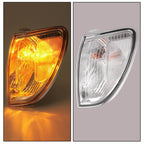 Pair For Toyota Land Cruiser 1998-2004 Front Corner Lights Lamps Clear W/bulbs
