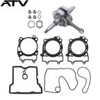 2204729 For Polaris RZR570 Crankshaft+Overhaul Pad Engine Rebuild Kit 2012-2016