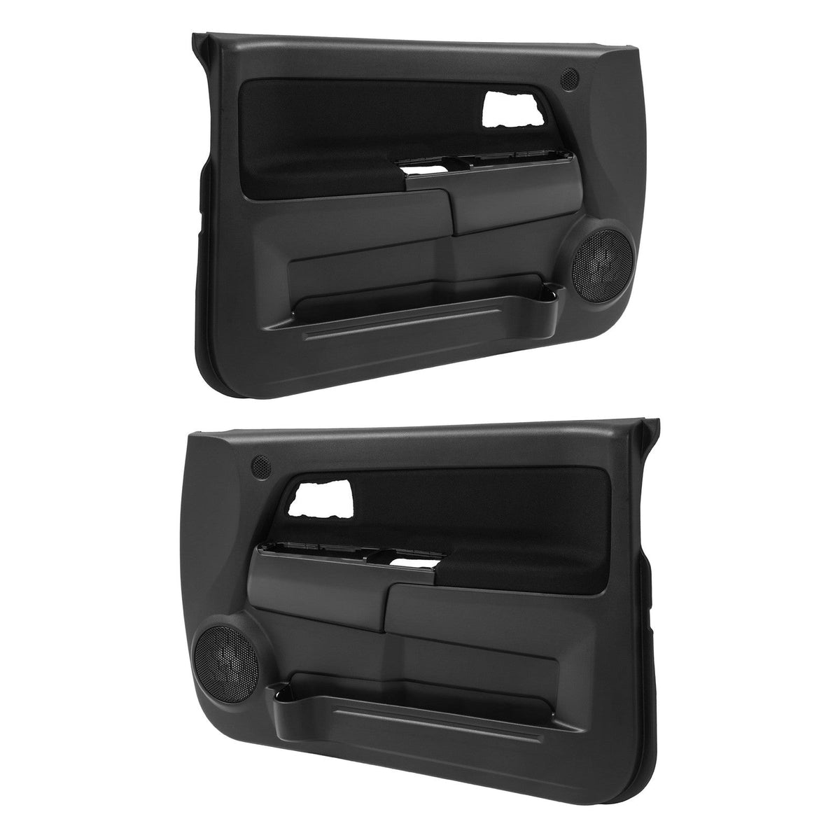 Pair of Inner Door Panels For 2004-2012 Chevrolet Colorado GMC Canyon Black