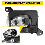Fog Light Lamp Assembly w/ Bulb Passenger Clear Lens For Toyota Tundra 2000-2006