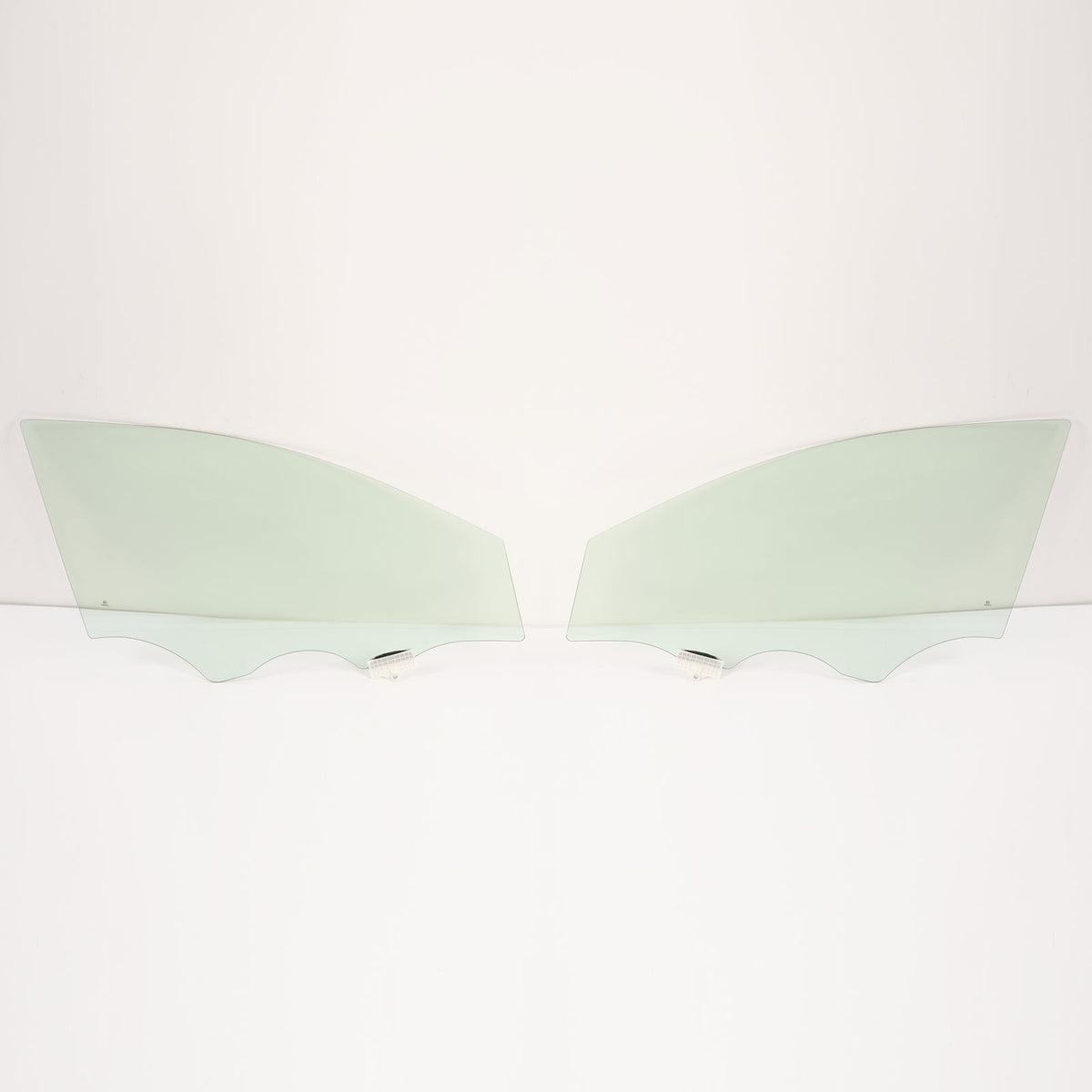 Fit Hyundai Sonata 15-19 Front Door Window Glass Left+Right Side Light Green