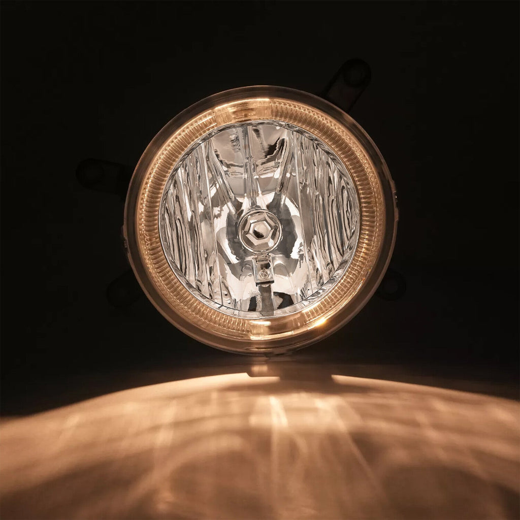 For Ford Mustang GT 2005-2009 Clear Halo Fog Lights Driving Bumper Lamps Pair