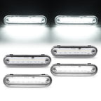Clear Front + Rear LED Side Marker Light For Mazda Miata MX-5 1990-2005 4PCS NEW