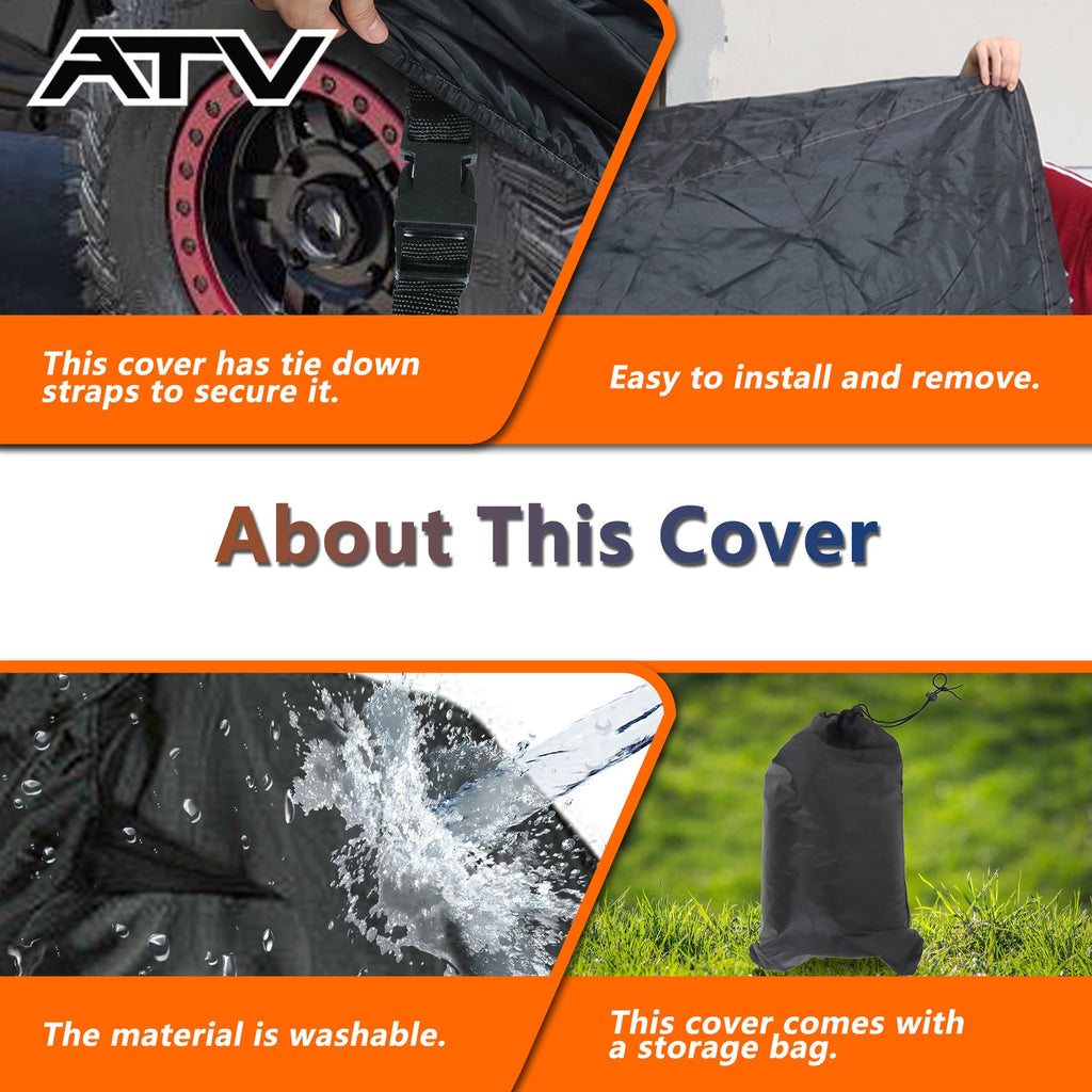 SxS Utility Vehicle Cover Waterproof Fit For Polaris RZR XP 4 Turbo S US