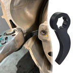2 pack Pry Bar Wrench Adaptor Head 1/2"D Crowbar Adapter Head Tool Wrecking Bar