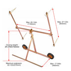 45" Adjustable Paint Stand Rotating Panel Repair Tool For Auto Parts Hood Door