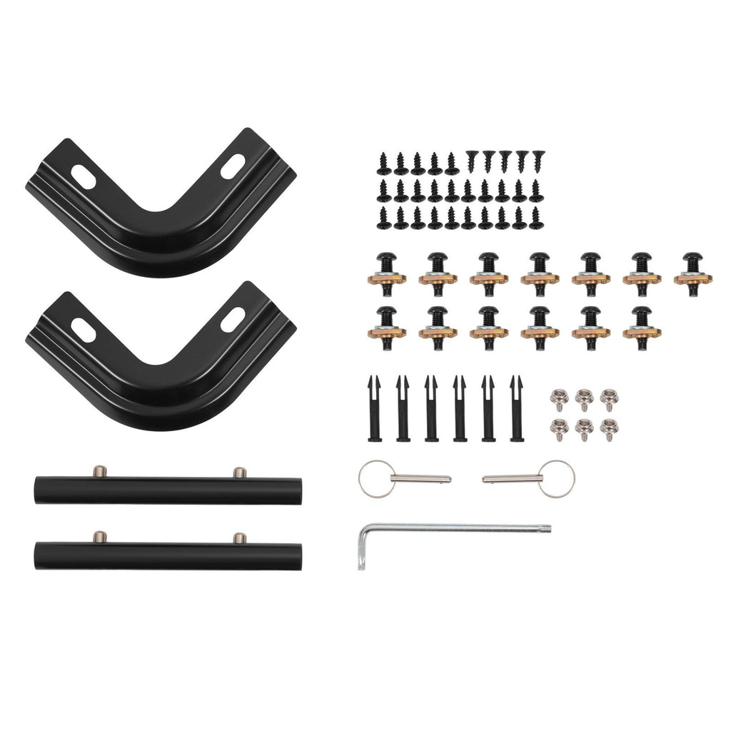 For 1987-1995 Jeep Wrangler YJ Complete Soft Top Support Frame Bow Kit
