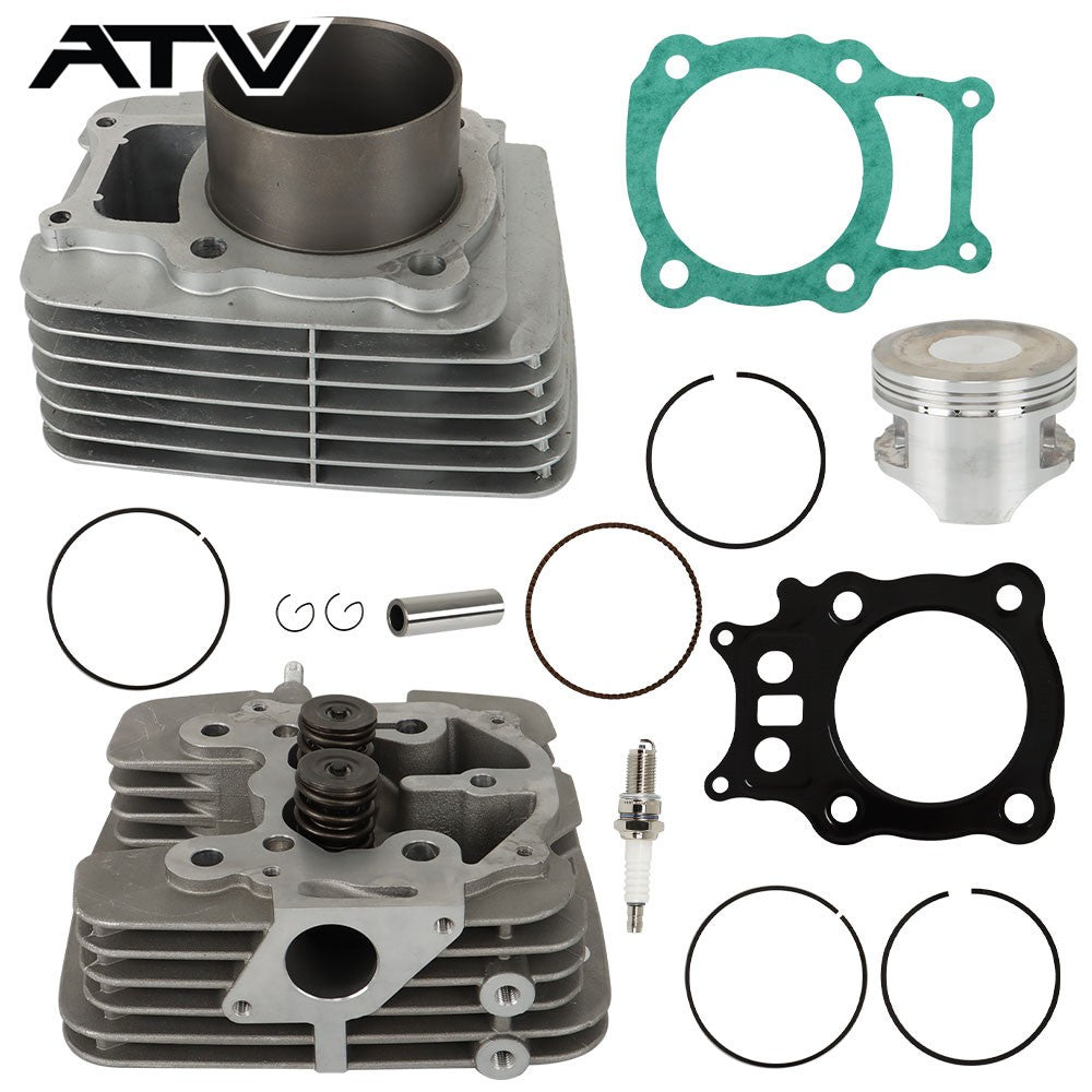 TRX350 Cylinder Head Piston Top End Gasket Kit For Honda Rancher 2000-2006