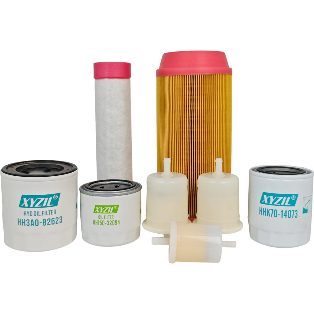 Filter Kit Fit for Kubota K3181-82250 HHK70-14073 HHK70-14070 HHK32-16770