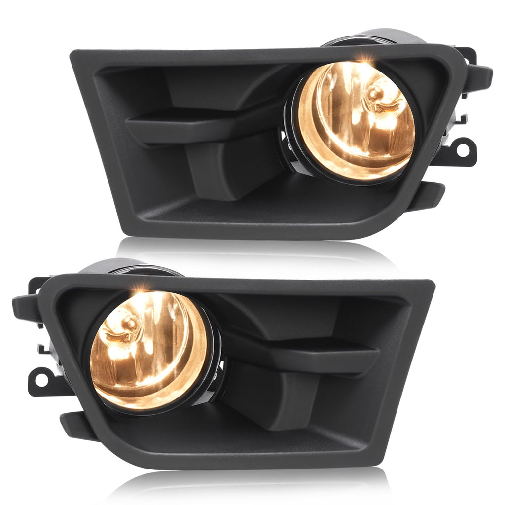 Bumper Fog Lights Driving Lamp & Bezel Left+Right For Ford Mustang 2010-2012
