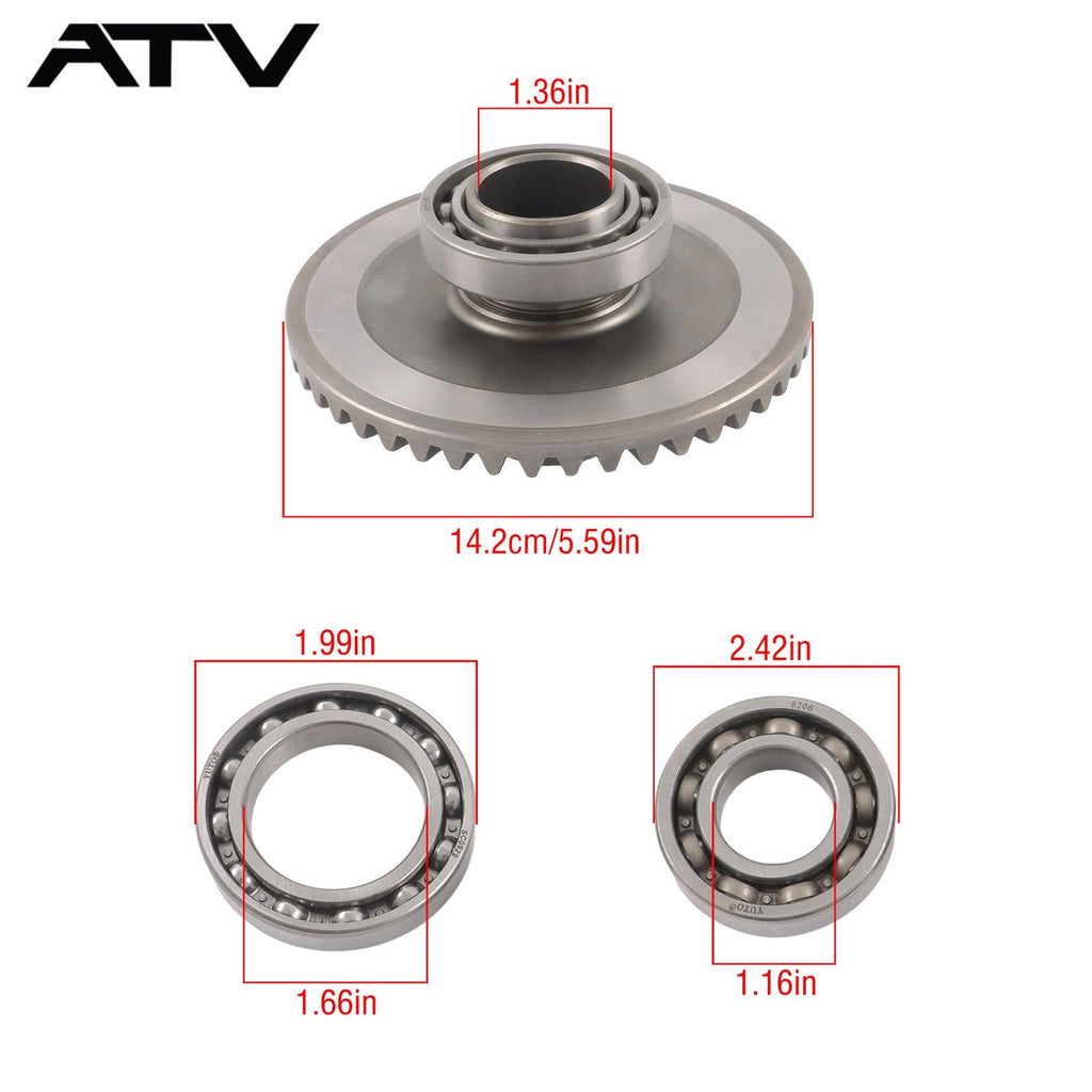 Rear Differential Rebuild Kit For Honda TRX250 Recon 250 TE TM 2008-2021