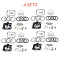 4Set Carburetor Carb Rebuild Repair Kit for Yamaha F50-T50 hp 4 Stroke 2001-2004