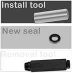 Transmission Shifter Seal Remover Installer Tool w Seal For GM Chevy 4L60E 4L80E