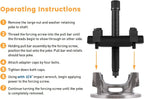 10803 Heavy-Duty Yoke Puller Semi Truck Yoke Remover Tool For Class 6-8 Trucks