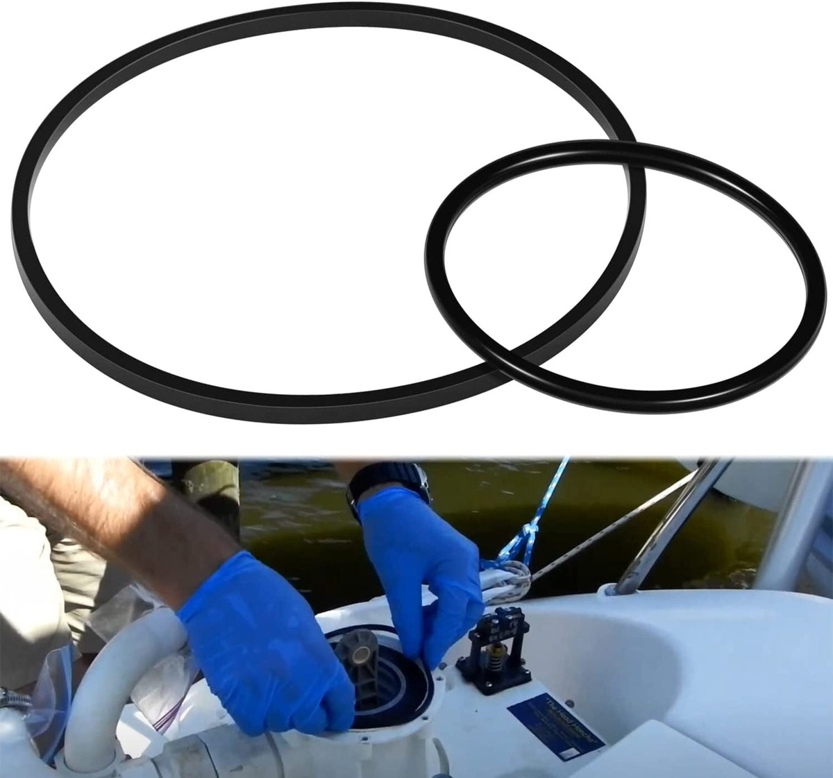 2PCS O-Rings Kit for Dometic S Series and T Series Pumps Part 385310151