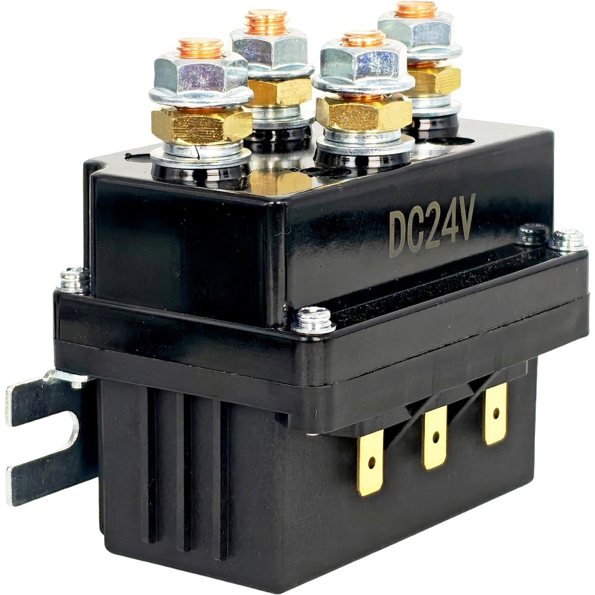 500A 24V Winch Contactor for 4WD Truck Snow Plow Hydraulic Pump 8000-15000lbs