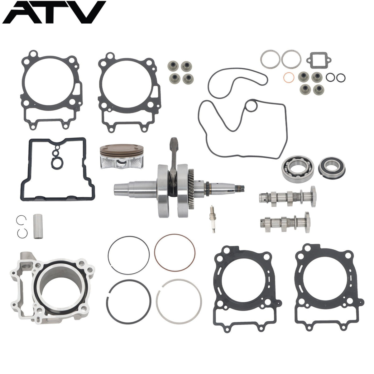 Complete Engine Rebuild Gasket Set crankshaft cylinder For Polaris RZR 570 12-16