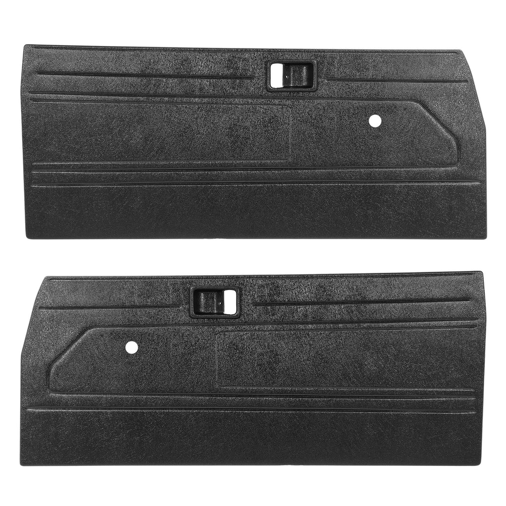 Fit 84-87 Toyota Pickup Truck Interior Door Panels Center Section Black ABS