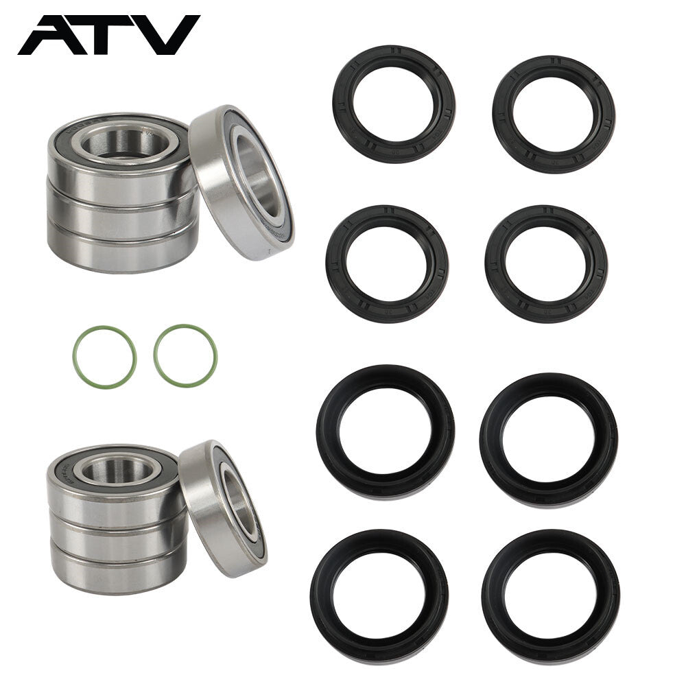 Front Rear Wheel Bearings Seals Kits For Yamaha Rhino 450 660 700 93106-42800-00