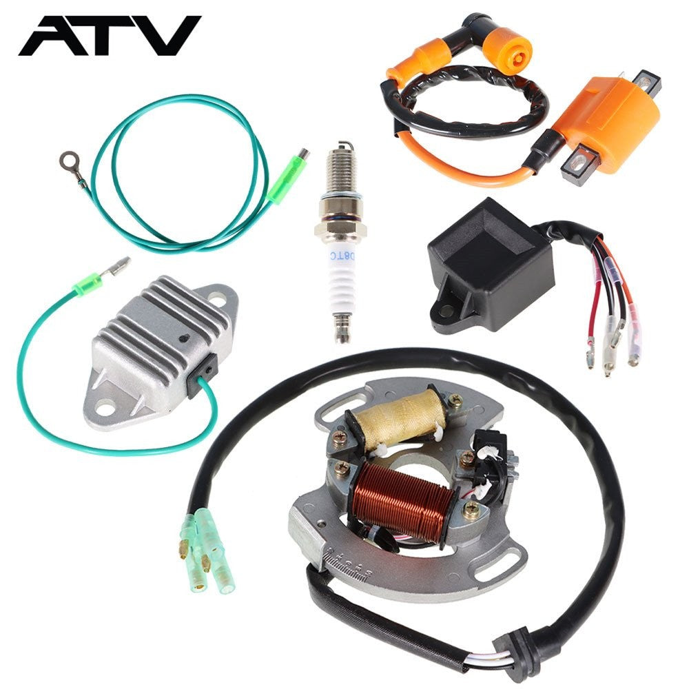 For Yamaha Blaster YFS200 1997-2001 Ignition Spark Plug CDI Regulator & Stator