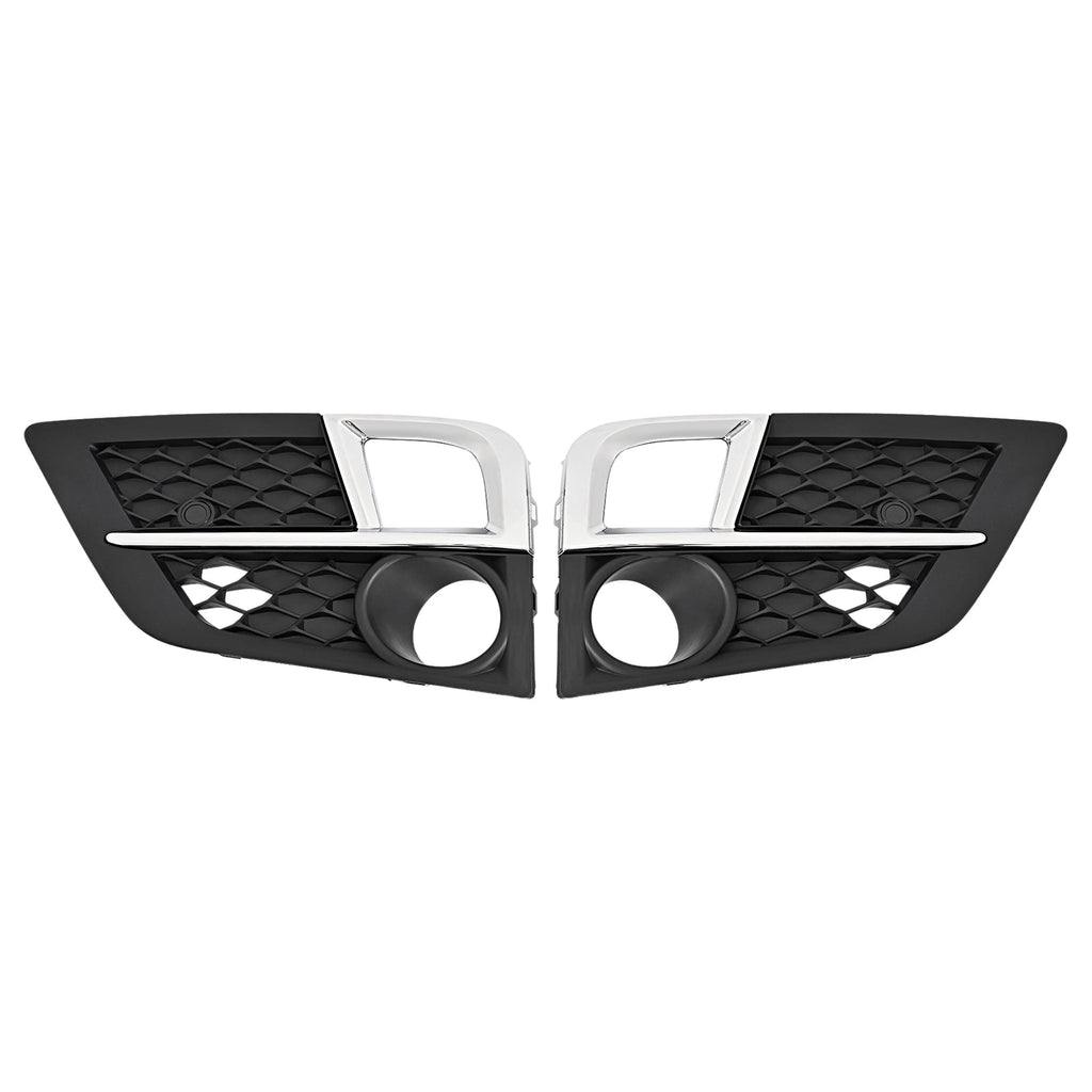 Pair For Honda Odyssey 2018 2019 2020 Front Bumper Fog Lights Chrome Trim Cover