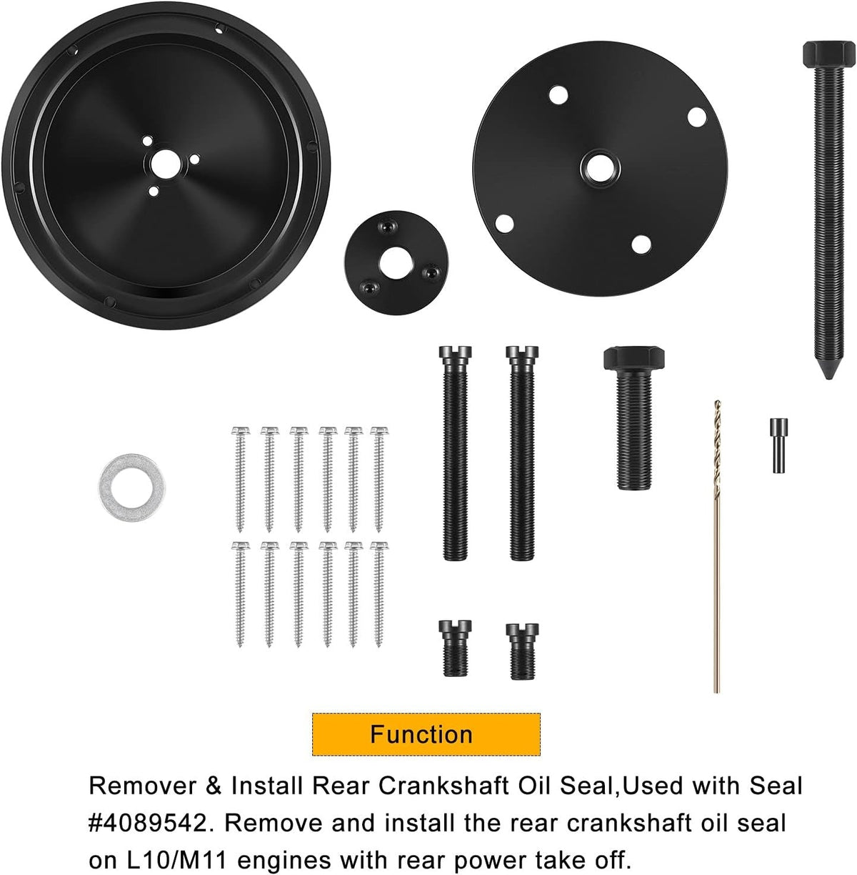 for Cummins L10 L10G M11 ISM Rear Crankshaft Oil Seal Remove Install Tool ST-221